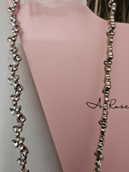 Jewelry - Gold Crystal-Accent Women's Necklace - Gold